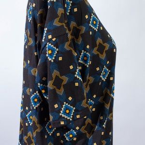 LulaRoe Womens Irma Tunic Plus Size Print Size XS